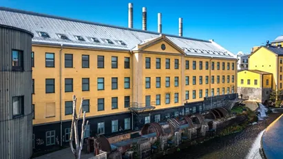 Nyrenoverade kontorslokaler i Industrilandskapet med utsikt över Motala Ström